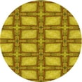 thumbnail image 1 of Ahgly Company Machine Washable Indoor Round Transitional Dark Bisque Brown Area Rugs, 7' Round, 1 of 7