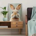 thumbnail image 5 of Qisvanset Framed Canvas Wall Art 12x16 Inch Earth Tone Bunny Botanical Kids Nursery Print Art, 5 of 5