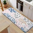 thumbnail image 5 of Multicolor Abstract Floral and Leaf Pattern Kitchen Rug Mat,Kitchen Runner Rugs Non Skid Washable,Decorative Kitchen Floor Mats for Kitchen,Sink,Laundry,17"x47.2", 5 of 7