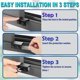 thumbnail image 4 of Adjustable Aluminum Window Locks with Keys - 4 Pack Sliding Security Locks for Home, Office, 4 of 5