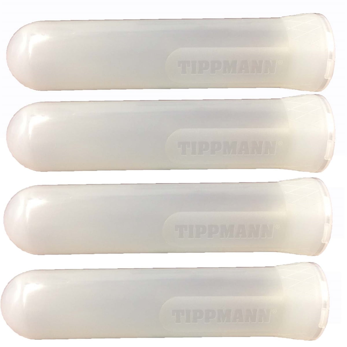 4 Pack Clear GxG Paintball 140 Round Pod 