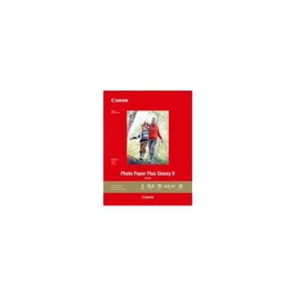 Canon Photo Paper Plus Glossy Ii, 8.5 X 11, Glossy White, 20/Pack 1432C003