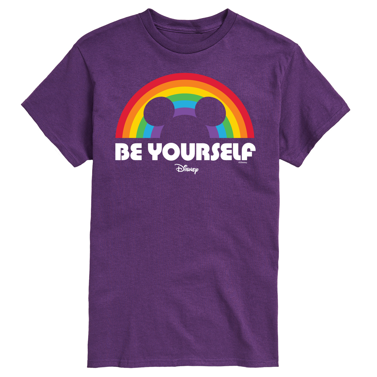 Disney Be Yourself Men's Short Sleeve Graphic TShirt