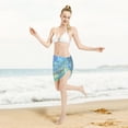 thumbnail image 5 of Disketp Peacock Women Swimsuit Cover Up Short Chiffon Summer Beach Sarong Bikini Wrap Skirt Bathing Suit, 5 of 7