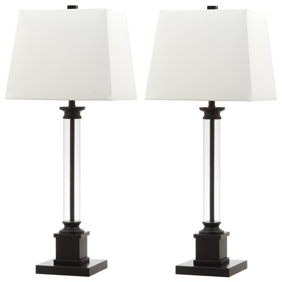 Safavieh Davis 30.5 in. H Rustic Column Table Lamp, Set of 2