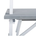 thumbnail image 5 of SAFAVIEH Willamy Outdoor Patio 3 Piece Dining Set, Ash Grey/White, 5 of 9