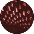 thumbnail image 1 of Ahgly Company Machine Washable Indoor Round Transitional Chocolate Brown Area Rugs, 5' Round, 1 of 7