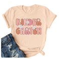 thumbnail image 1 of TSADFHJI Hauts Femmes Crop Mode Décontractée Imprimé Col Rond Manches Courtes Chandail T-Shirt TTG Beige, 1 of 4