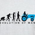 thumbnail image 3 of CafePress - Evolution Of Man Farmer With A Tractor T Shirt - Light T-Shirt - CP, 3 of 4