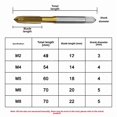 thumbnail image 2 of High-Speed Steel Spiral Point Machine Taps Set - 5-Piece M3-M8 Sizes for Through-Hole Threading, Precision Engineered for Durable, Accurate Internal Thread Cutting, Easy-to-Use Tool Kit for Various, 2 of 5