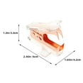 thumbnail image 2 of PAMINGONO 2Pcs Staple Remover Tool Office Stapler Remover Acrylic Ergonomic Design for General Users, 2 of 8