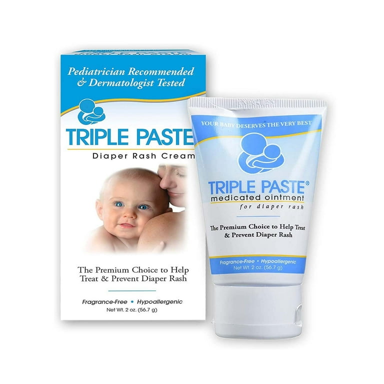 Dropship Triple Paste Diaper Rash Cream, Hypoallergenic Medicated Ointment  For Babies, 2 Oz to Sell Online at a Lower Price