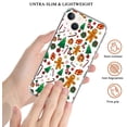 thumbnail image 2 of Christmas Santa Gingerbread Case Compatible with iPhone 14 Plus,Aesthetic Art Design TPU Bumper Cover Case, 2 of 7