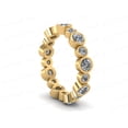 thumbnail image 2 of Natural 1.80Ct Round Cut Diamond Alternating Women's Anniversary Wedding Eternity Band Ring Solid 10k Yellow Gold I SI2, 2 of 3