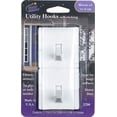 thumbnail image 4 of Magic Mounts 3706 Multi Purpose Hook Magic Mounts Self Sticking White Case Of 2, 4 of 4