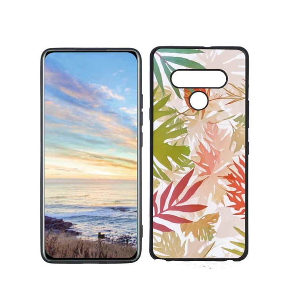 Compatible with LG Stylo 6 Phone Case, Leaves-45 Case Men Women, Flexible Silicone Shockproof Case for LG Stylo 6