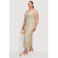 thumbnail image 2 of Women's Plus Size Textured Knit V-Neck Cami Dress, 2 of 3