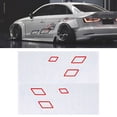 thumbnail image 4 of Auto Body Graphic Stickers, Car Body Side Sticker Waterproof PVC  For Off Road Vehicles Black Red,White Red, 4 of 8