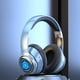 thumbnail image 1 of Auriculares Bluetooth 5.2 para deportes electrónicos con baja latencia, cómodos de usar, 20 horas de uso, plegables, con micrófono, de plástico., 1 of 8