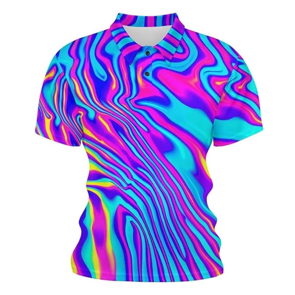 Mens Polo Shirts Performance Wicking Tennis Casual Business Wear Golf Shirts