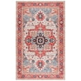 thumbnail image 2 of SAFAVIEH Tuscon Juliet Oriental Machine Washable Area Rug, Beige/Rust, 3' x 5', 2 of 13