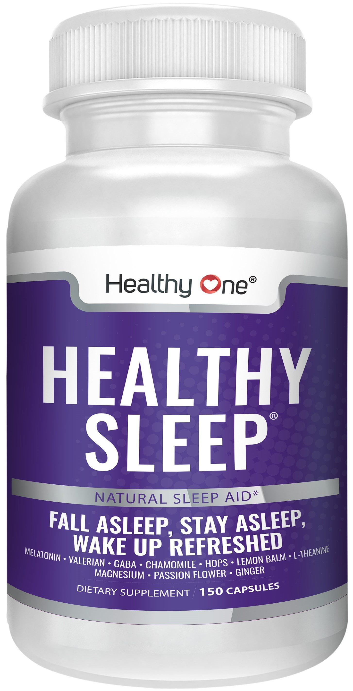 Healthy Sleep - Natural Sleep Aid - Fall Asleep, Stay Asleep, Wake Up Refreshed