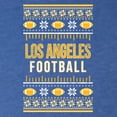 thumbnail image 6 of Wild Bobby City of Los Angeles LAR American Football Fantasy Fan Sports Women Tri-Blend Racerback Tank Top, Vintage Royal, Small, 6 of 6