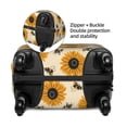 thumbnail image 2 of Disketp Sunflowers And Bee Elastic Travel Luggage Cover Travel Suitcase Protective Cover For Trunk Case Apply To 18''-32'' Suitcase Cover-Medium, 2 of 7