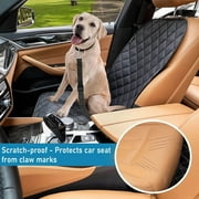 Haokaini Dog Car Seat Cover for Front Seat, Durable Pets Thickening Seat Covers, Protector Against Dirt & Fur Waterproof & ScratchProof & Nonslip, for Cars, Trucks, SUVs