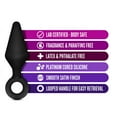 thumbnail image 4 of Blush Luxe Night Rimmer Silicone Anal Plug Kit with Looped Handle for Beginners and Advanced Users, Black, 4 of 6