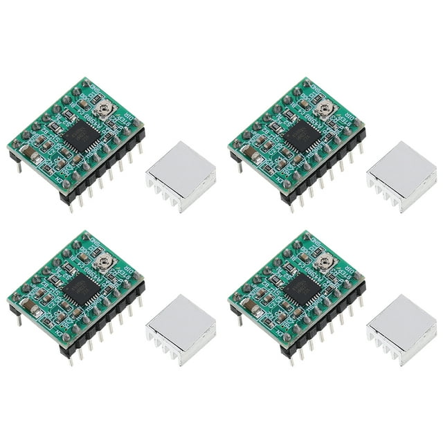 MasteelfCA 4 Pcs Module de Pilote de Moteur Stepper, Module de Contrôle de Pilote, Pièce pour Imprimante 3D