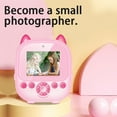thumbnail image 5 of Children's Mini Printing Instant Cameras HD Camera Multi Functional Digital DSLR Camera For Photography And Printing Gifts Pink, 5 of 8