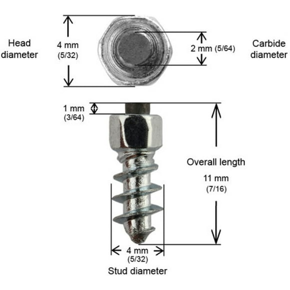IGrip Maxi Grip Screw Studs, 11mm