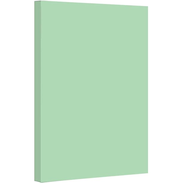 Green Pastel Color Card Stock 67Lb Cover Cardstock 8.5" x 14