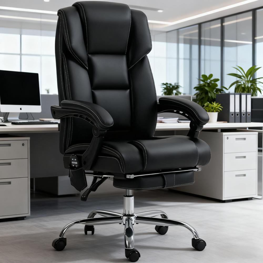 black ergonomic office chair with product