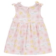 thumbnail image 6 of Cudlie Baby Girls’ 2-Pack Cotton Dresses – Charming and Adorable Prints, Sizes 0-3M to 24M, 6 of 7