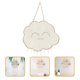 thumbnail image 1 of TABLETREANDS Organizador De Joyas De Pared Dorado Forma Nube Metal Para Colgar Aretes Collares Y, 1 of 7