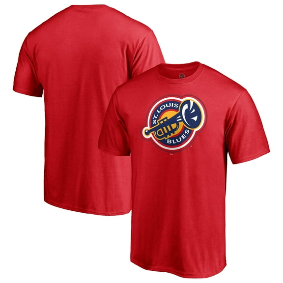 Men's Red St. Louis Blues Special Edition Secondary Logo T-Shirt