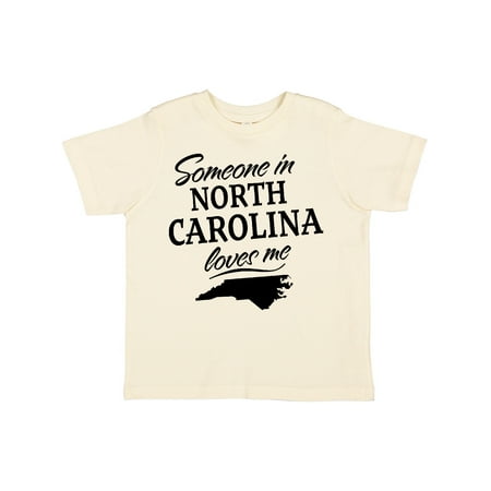 

Inktastic Someone in North Carolina Loves Me Gift Toddler Boy or Toddler Girl T-Shirt