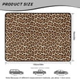 thumbnail image 7 of COEQINE Universal Auto Cargo Mat 29" x 39", Scratch-proof Non-Slip Dog Trunk Cover Stylish Car Accessory Fits Most Cars, SUVs & Trucks, Brown Beige Leopard Print, 7 of 7