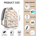thumbnail image 6 of Cartoon Pug and Heart Backpack for School,Cute School Bag,Schoolbag with Adjustable Shoulder Straps & Padded Back,15.3"x11"x7.1"., 6 of 6