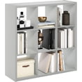 thumbnail image 4 of Cubicle Book Shelf  Vertical Thick Frame Bookshelf  Horizontally & Vertically Reversible Bookcase with Open Back  x x for Living Room  Bedroom  Home Office, 4 of 6