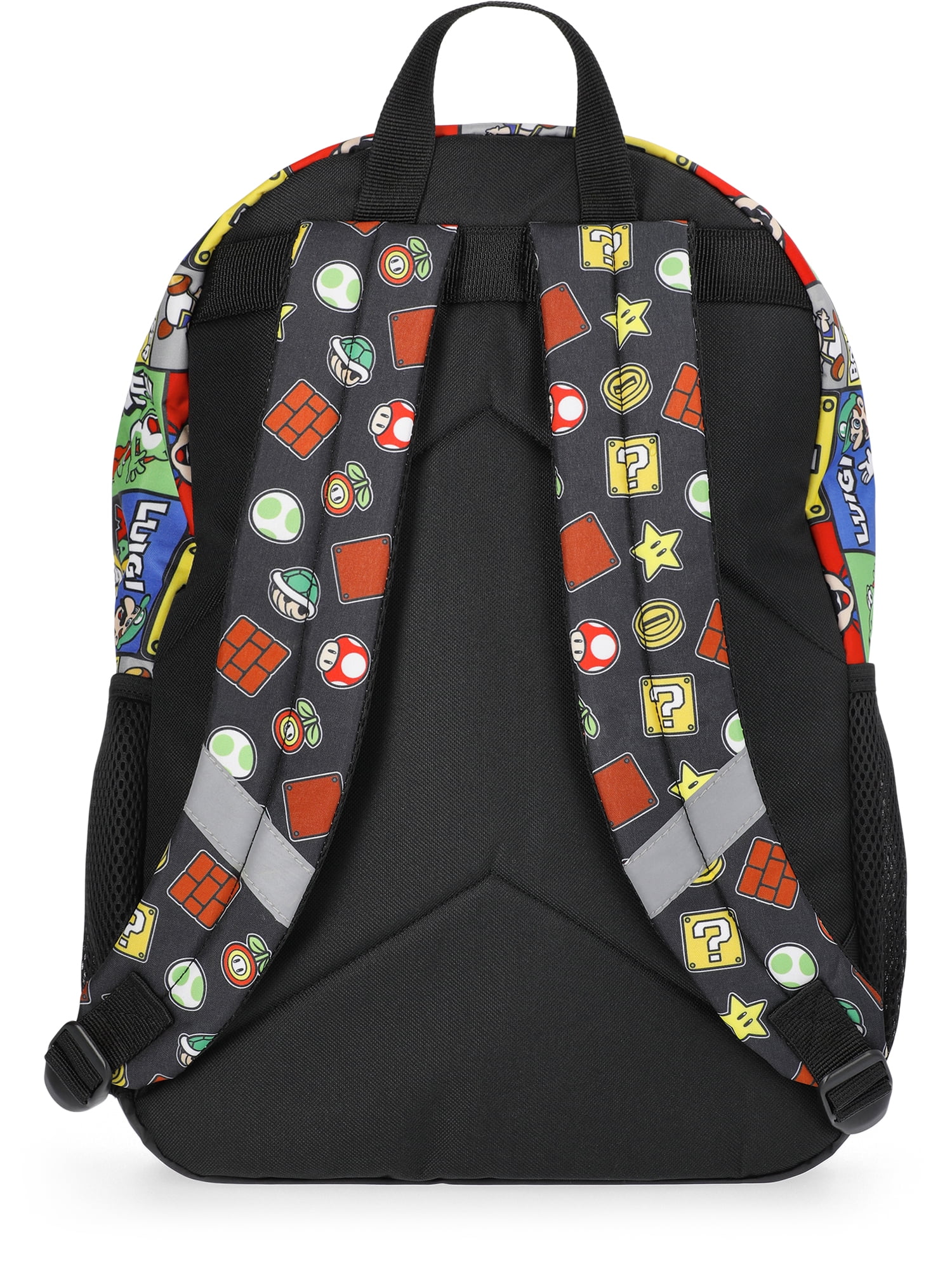 Nintendo Super Mario "Hello There" Boys 17" Backpack, Black