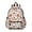 Basketball and Leopard, variant on Basketball and Wow White Pattern Backpack for School, Cute School Bag with Adjustable Shoulder Straps and Padded Back, 13.4"x11"x4.7"