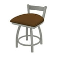 thumbnail image 2 of 821 Catalina 18" Low Back Swivel Vanity Stool with Pewter Finish and Canter Bordeaux Seat, 2 of 4