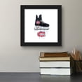 thumbnail image 2 of Gallery Pops NHL Montreal Canadiens - Drip Skate Wall Art, Black Framed Version, 12" x 12", 2 of 5