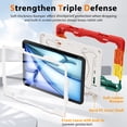 thumbnail image 4 of ROISKIN for iPad Air 11 inch Case (M3 2025/M2 2024)/ Air 6th Generation for Kids with HD Screen Protector, 360 Rotating Kickstand, Shoulder Strap, Pen Holder, Heavy Duty Military Case for iPad Air 11, 4 of 6