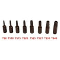 thumbnail image 2 of 12Pcs Hex Shank Magnetic Five-Point for Torx Screwdriver Bits with Hole 25mm Ts30, 2 of 8