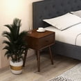 thumbnail image 2 of Wooden Nightstands, Avery Solid Wood Night Stand, Brown Nightstands With Drawers,Solid Wood Bedside Nightstands, Furniture Bedroom Furniture Nightstands Avery Solid Wood Night Stand, 2 of 4