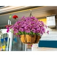 thumbnail image 4 of Sinhoon 18 Bundles Artificial Flowers Outdoor UV Resistant Faux Flowers No Fade Fake Plastic Plants Garden Porch Window Box Decorating ( Purple ), 4 of 7